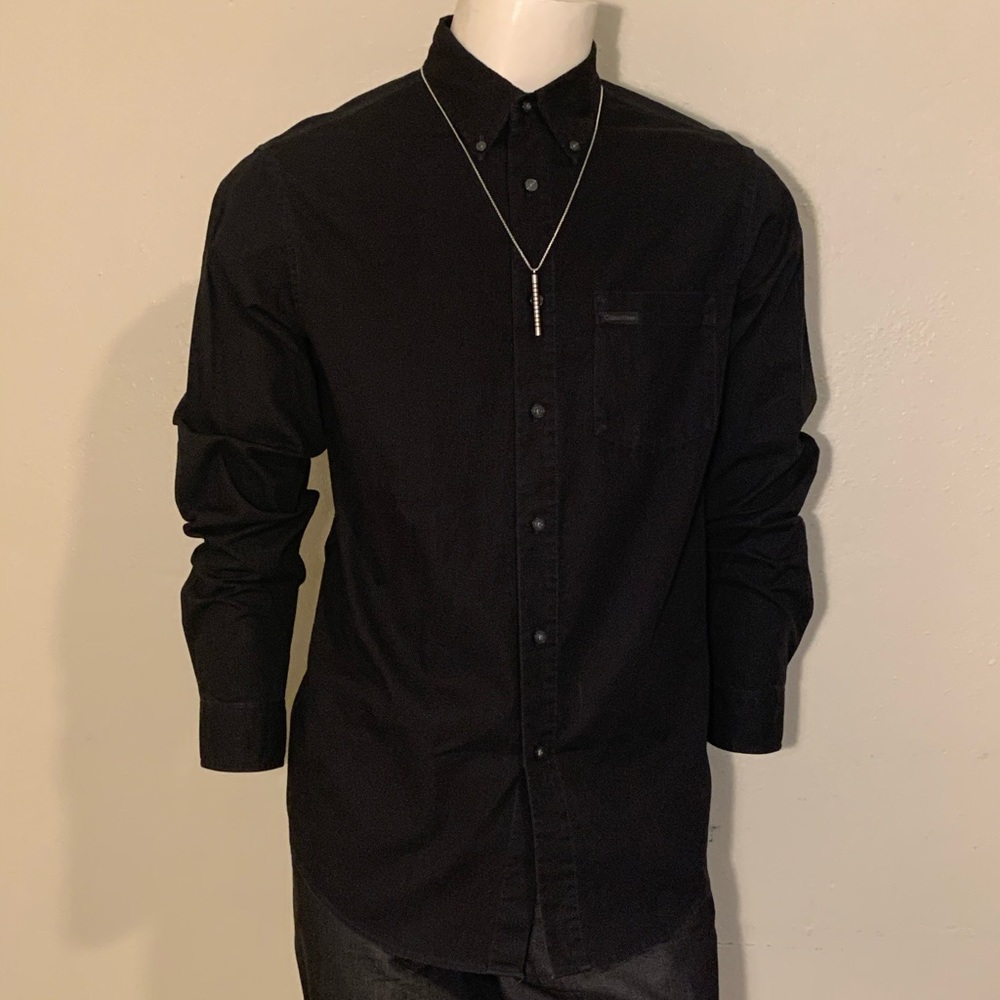 CALVIN KLEIN Jeans Men’s Casual Button Down Shirt Medium
